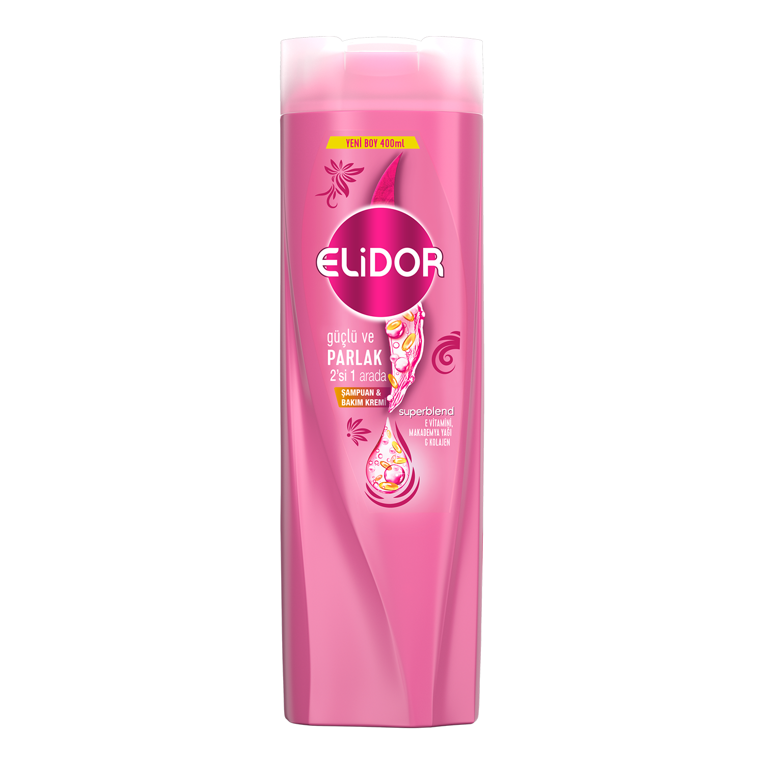 Elidor 400 ML Şampuan 2in1 Güçlü & Parlak