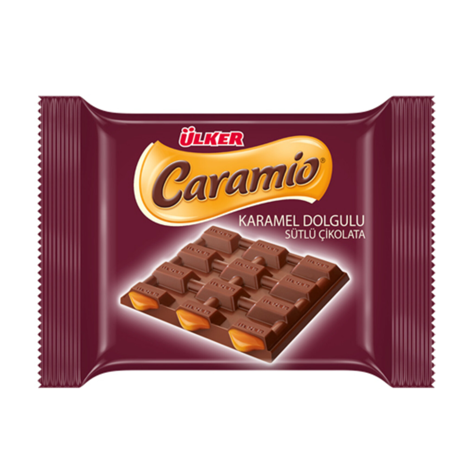 Ülker Caramio Kare Çikolata 55 GR Karamel