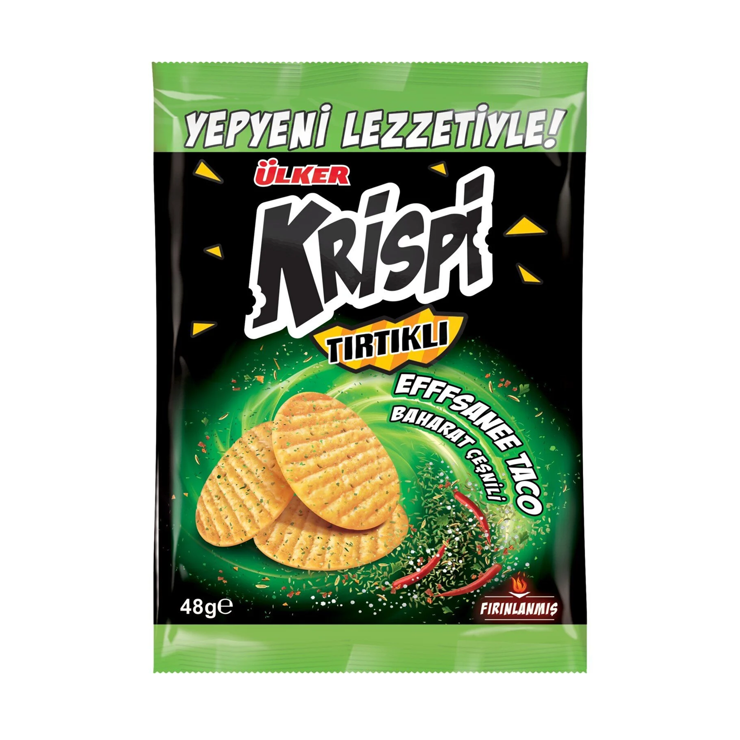 Ülker Krispi Tırtıklı Kraker Baharatlı 60 GR