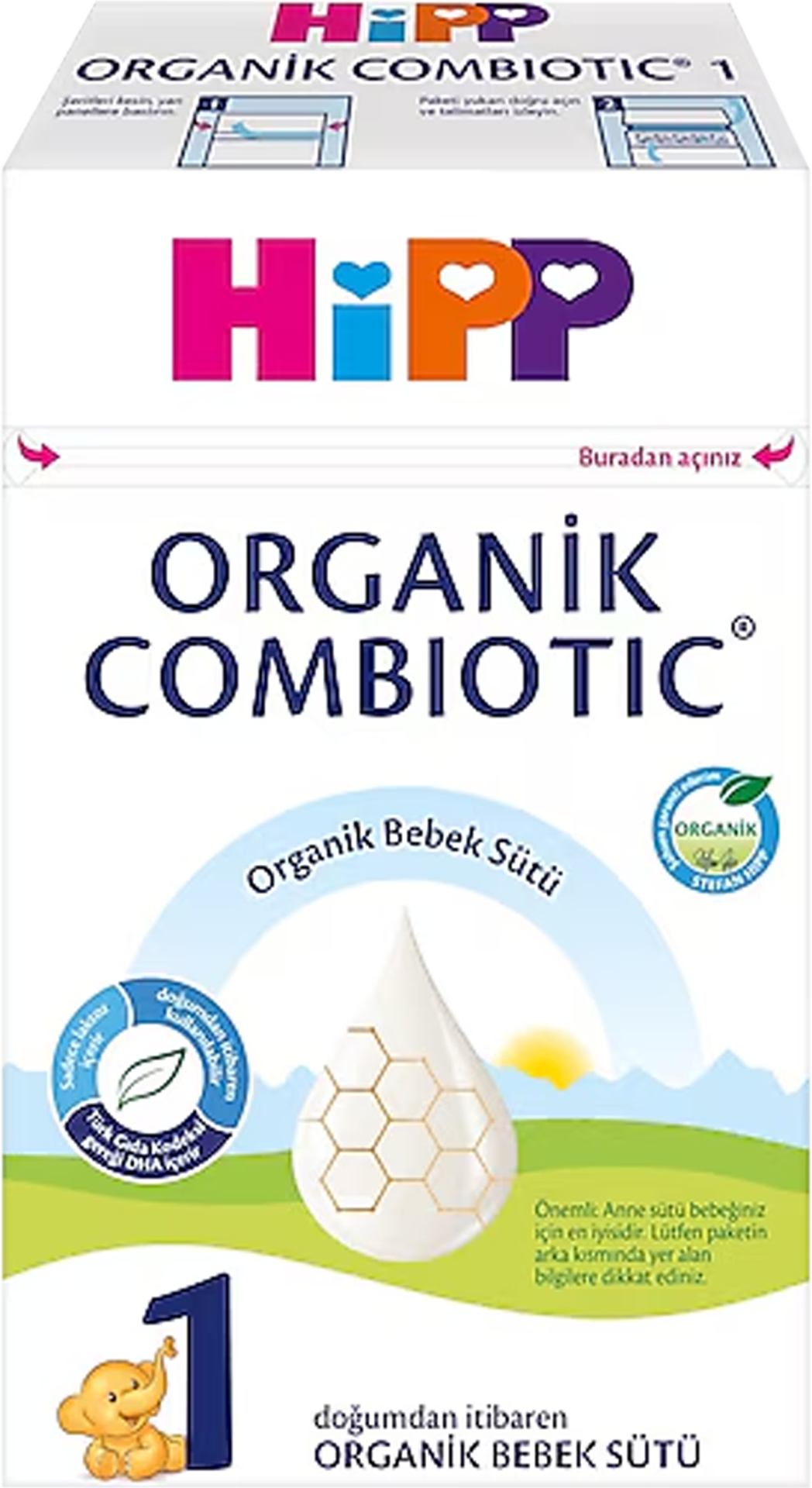 HiPP 1 Organik Combiotic Bebek Sütü 600 GR