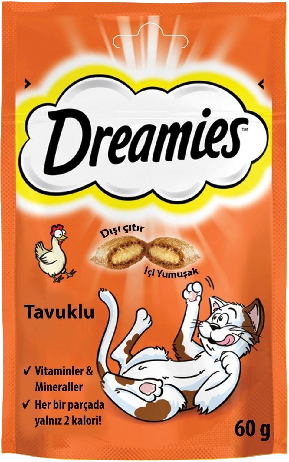 Dreamies Tavuklu Kedi Maması 60 Gr
