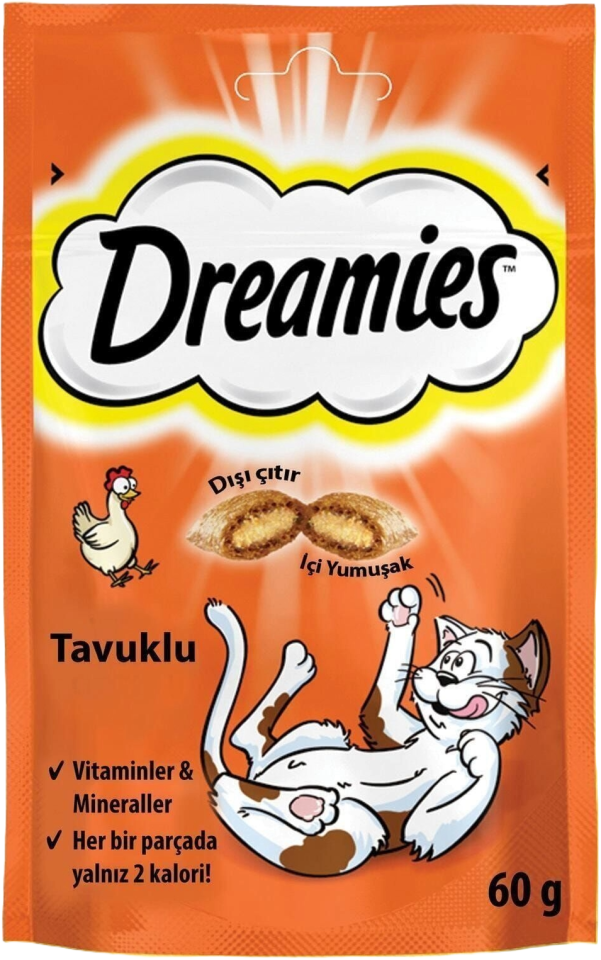 Dreamies Tavuklu Kedi Maması 60 Gr