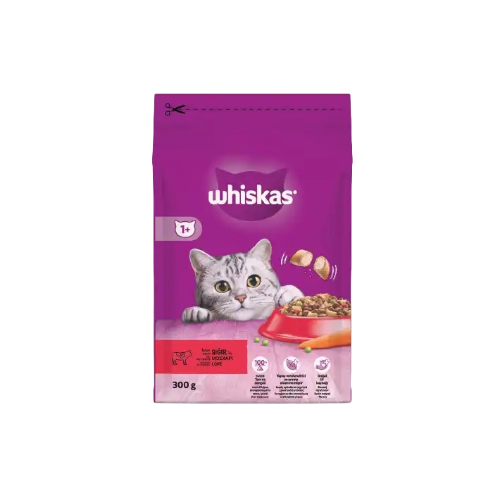 Whiskas Kuru Biftekli Mama 300 Gr