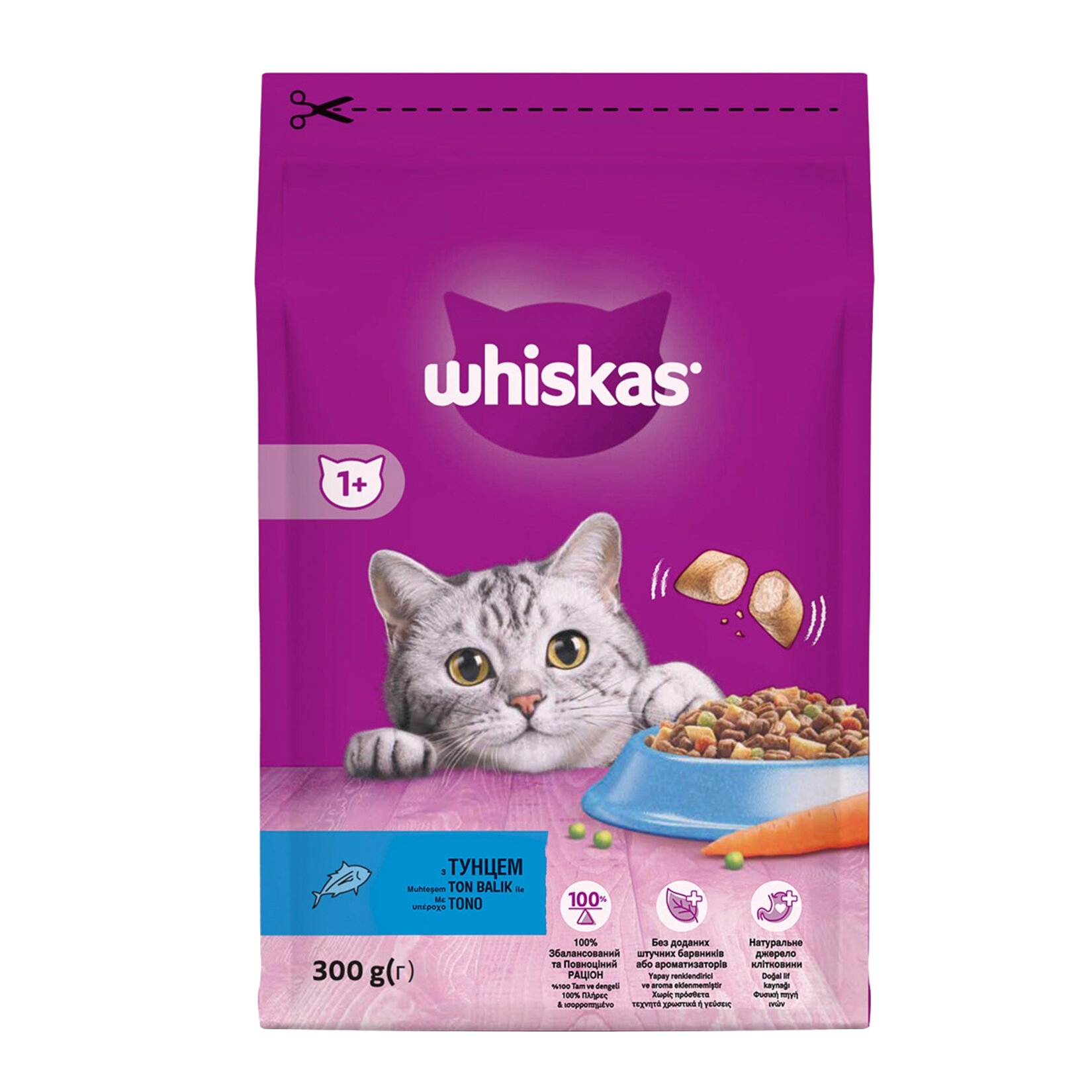Whiskas Kuru Ton Balık Mama 300 Gr
