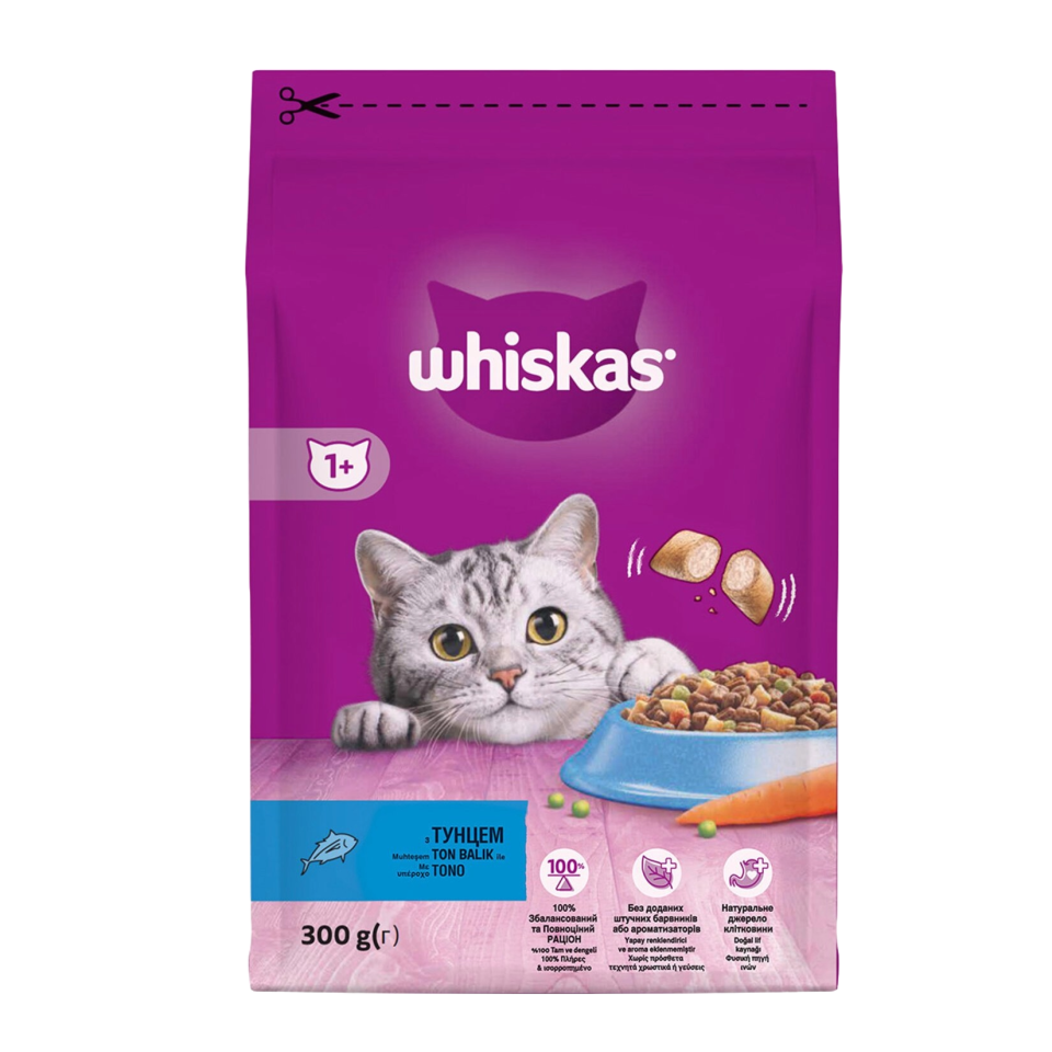 Whiskas Kuru Ton Balık Mama 300 Gr
