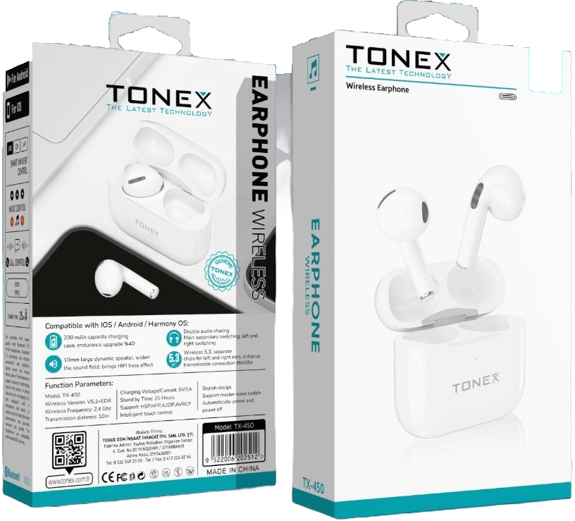 TONEX TX-450 BLUETOOTH KULAKLIK