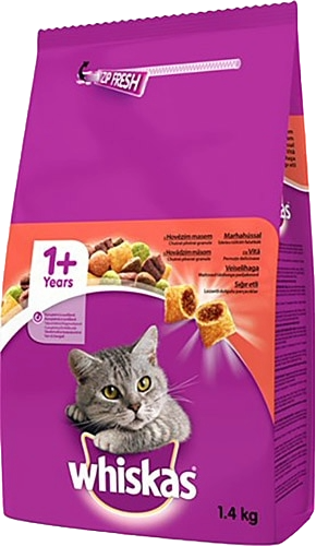 Whiskas Biftek Mama 1400 Gr