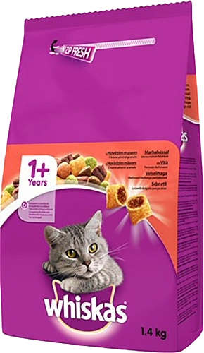 Whiskas Biftek Mama 1400 Gr