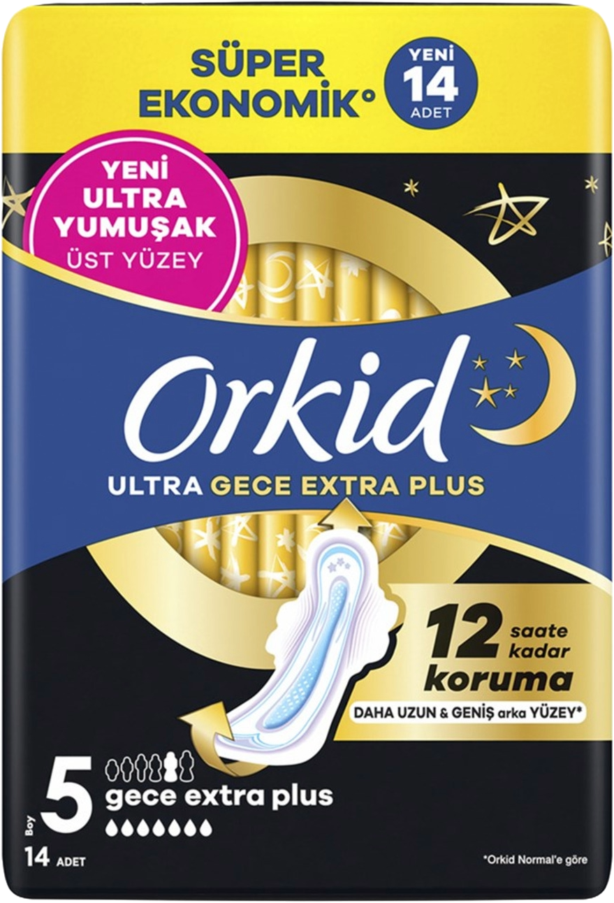 Orkid Ultra Extra 4lü Gece Extra Plus 14lü 5 No