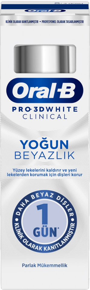 ORAL-B PRO-3DW CLINICAL PARLAK MÜKEMMELLİK 75 ML