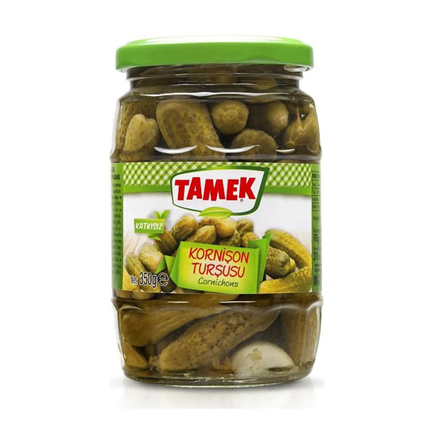 Tamek Kornişon Turşusu 350 GR Cam