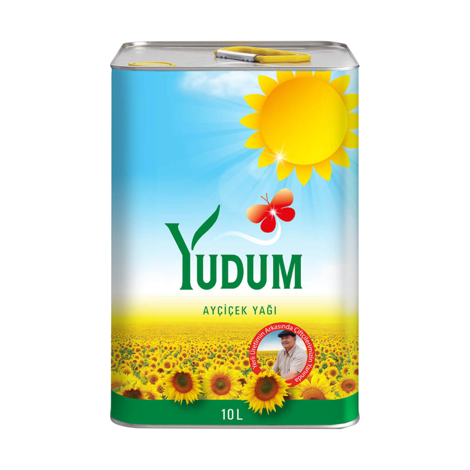 Yudum Ayçiçek Yağı 10 LT Teneke