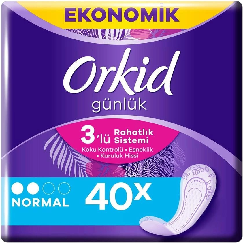 Orkid Günlük Ped Uzun 40lı