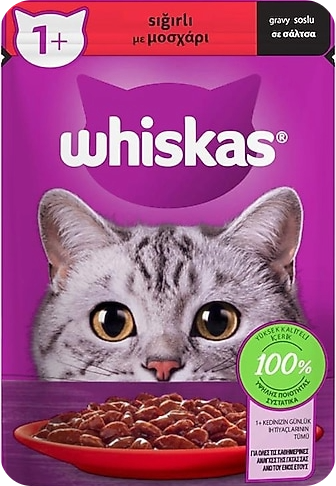 Whiskas PCH. Sığırlı Mama 85 Gr