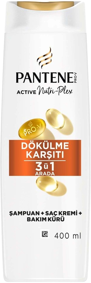 PANTENE ŞAMPUAN 3İN1 400 ML DÖKÜLMEYE KARŞI