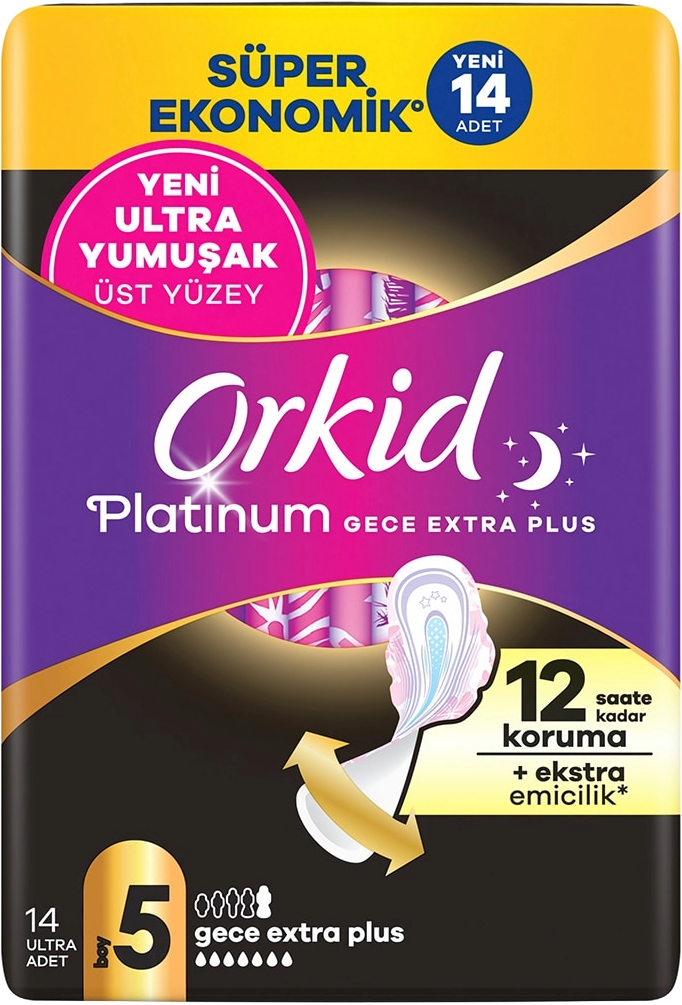 ORKİD PLATİNUM DÖRTLÜ GECE EKSTRA PLUS 14 LÜ