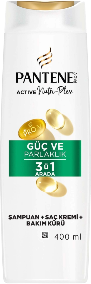 PANTENE GUC VE PARLAKLIK 3Ü 1 ARADA SAMPUAN 400ML