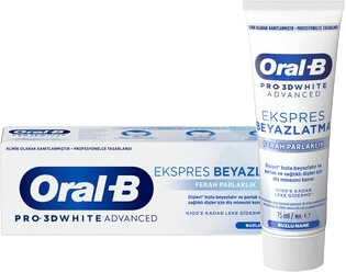 ORAL B PRO-3DW ADV EKSP. BEYAZ FERAH PARLK 75ML