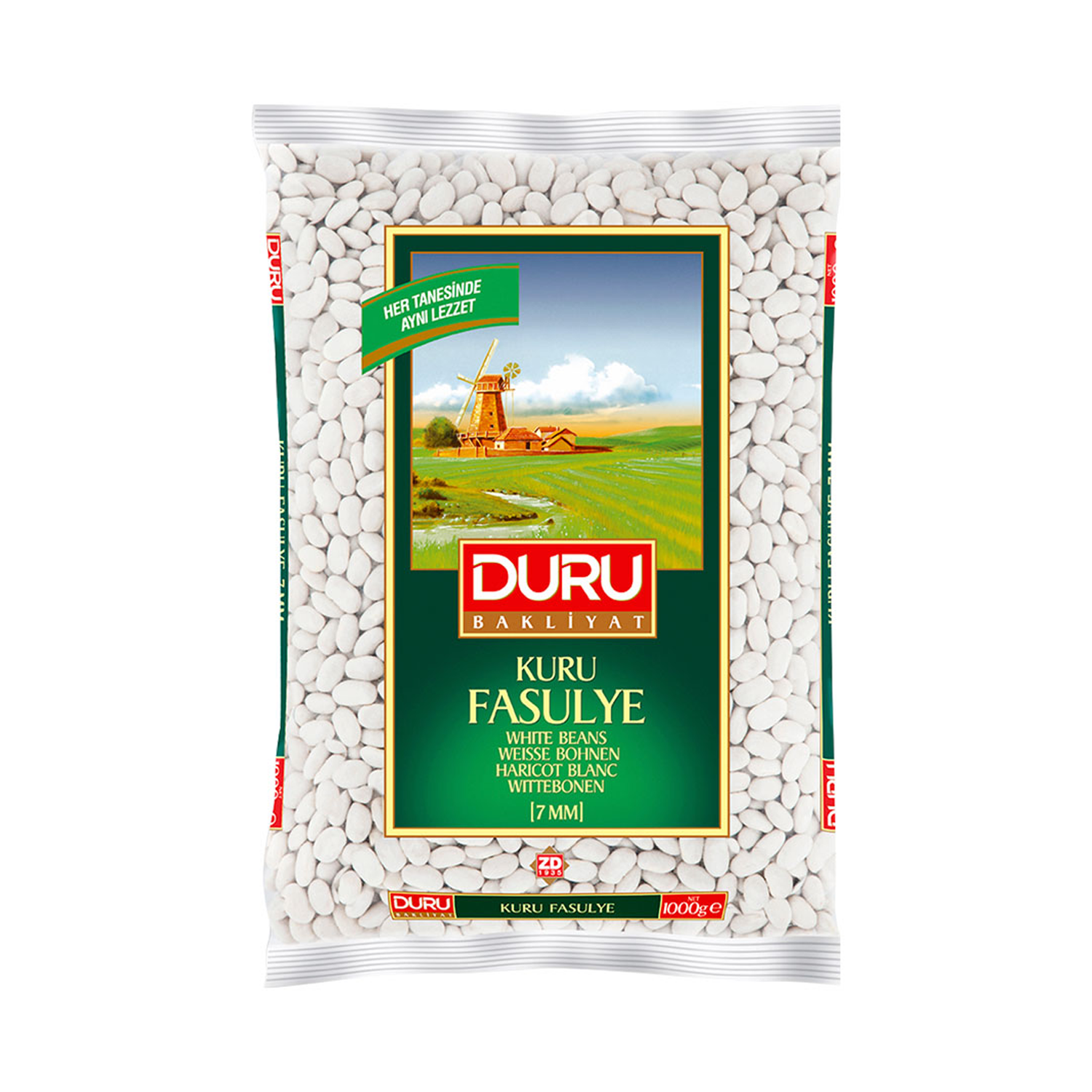 Duru Kuru Fasülye 7 Mm 1000 GR