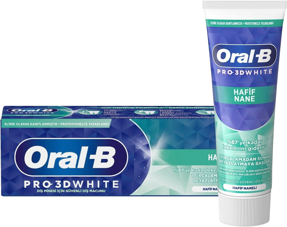 ORAL B PRO 3DW HAFİF NANE 75 ML