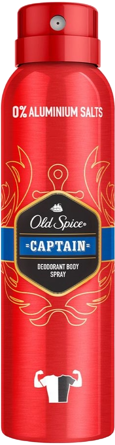 OS DEODORANT SPRAY CAPTAIN 150 ML