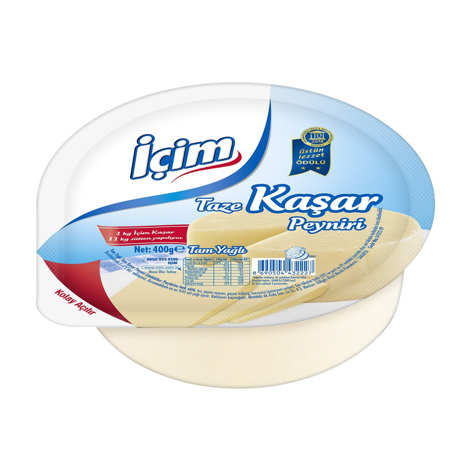 İçim Kaşar 400 GR