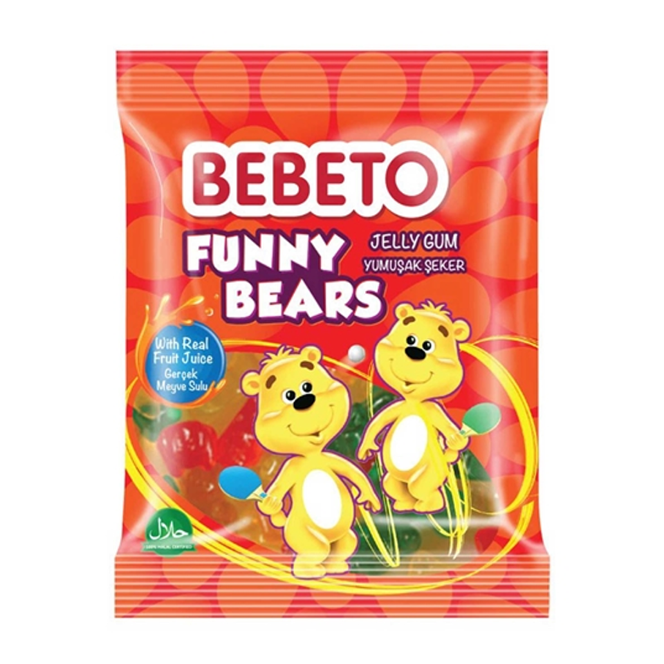 Bebeto Sevimli Ayıcık Jelibon 80 gr
