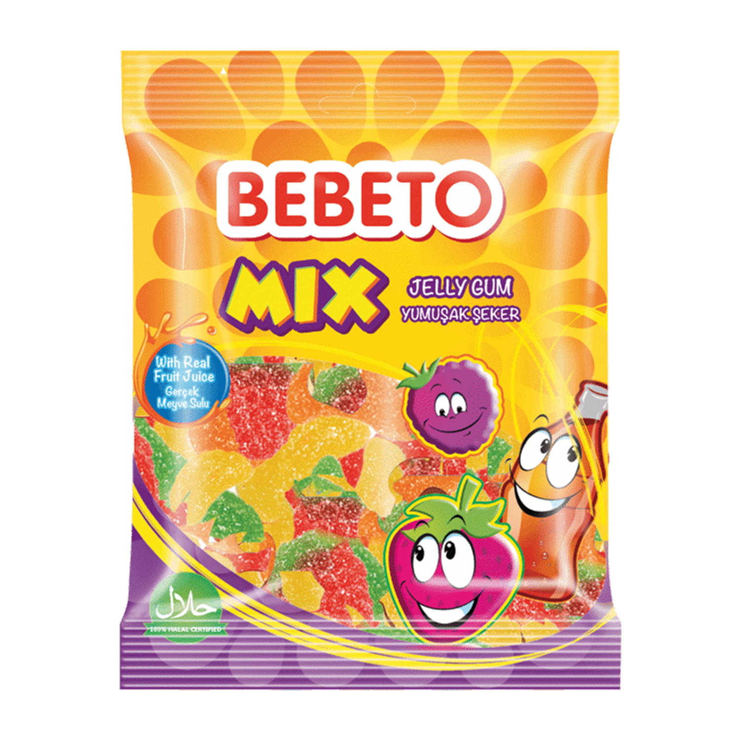 Bebeto Oily Mix Jelibon 80 GR