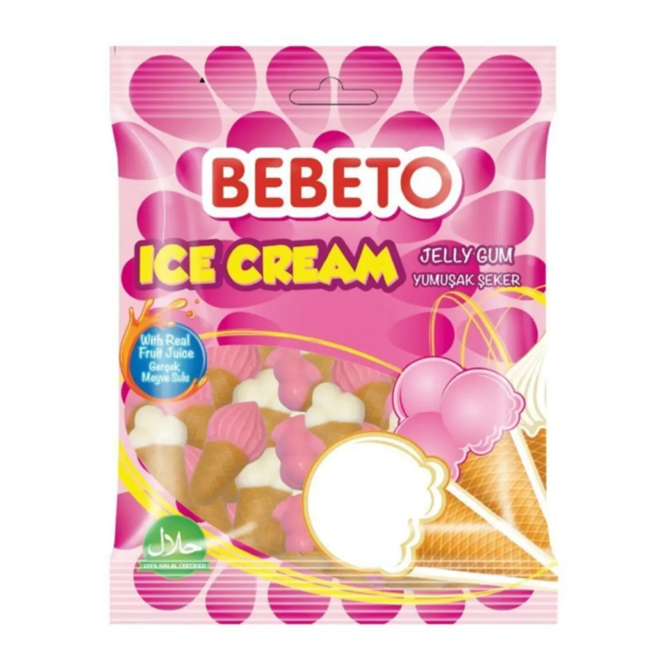 Bebeto Ice Cream Jelibon 80 GR