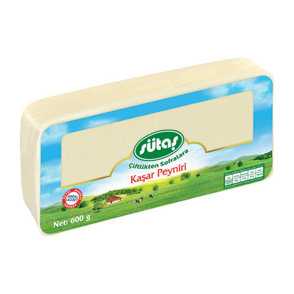Sütaş Kaşar Peyniri 600 Gr
