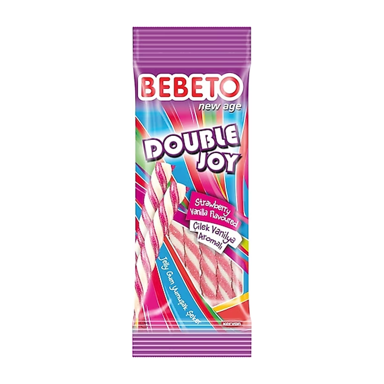 Bebeto Double Joy Çilek/Vanilya Jelibon 75 GR