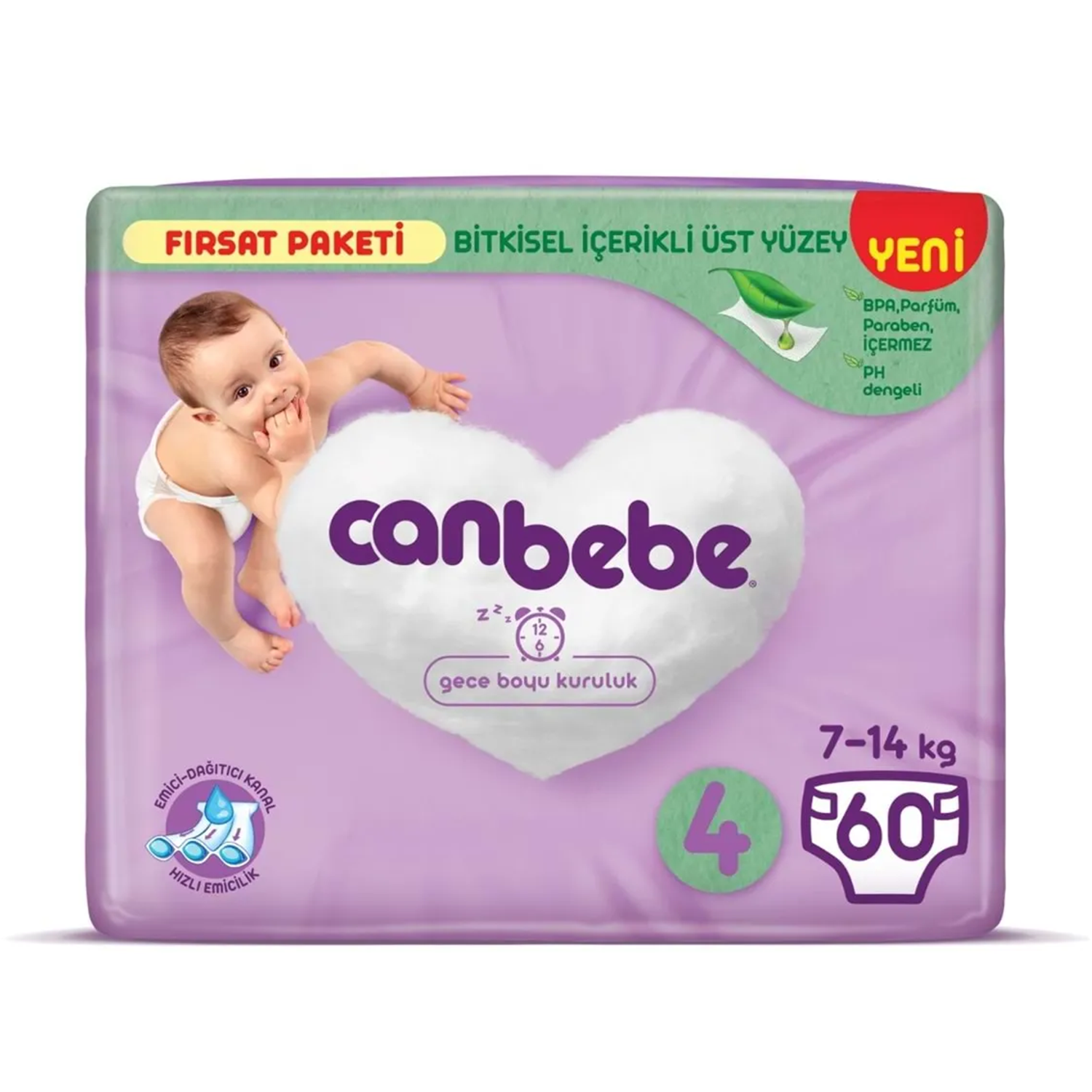 Canbebe Fırsat Paketi Maxi 52 Li