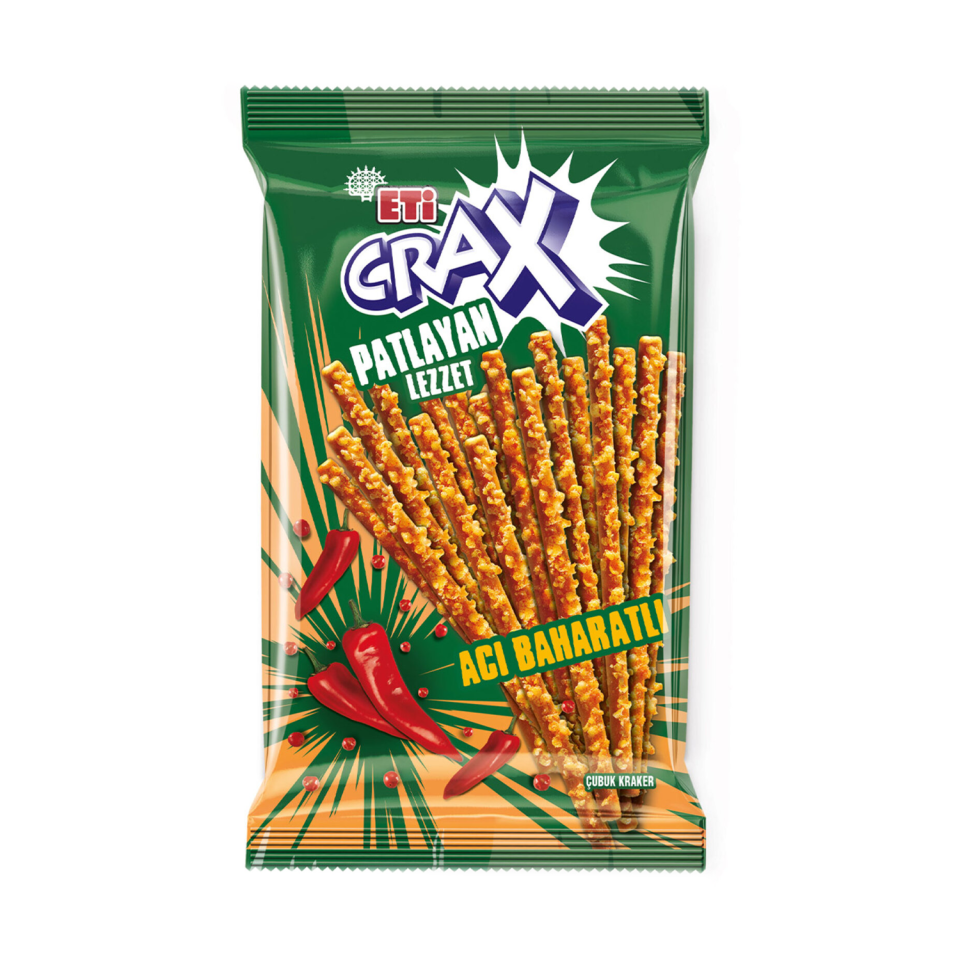 Eti Crax 50 GR Acı Baharat Patlayan Lezzet