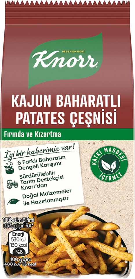 KNORR KAJUN PATATES ÇEŞNİSİ 60 GR