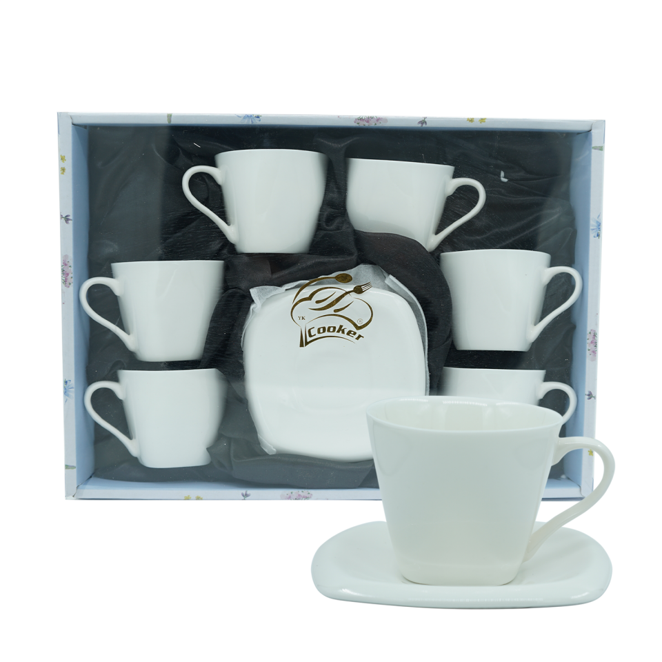 Cooker Porselen 6lı Kahve Fincan Seti CKR3300