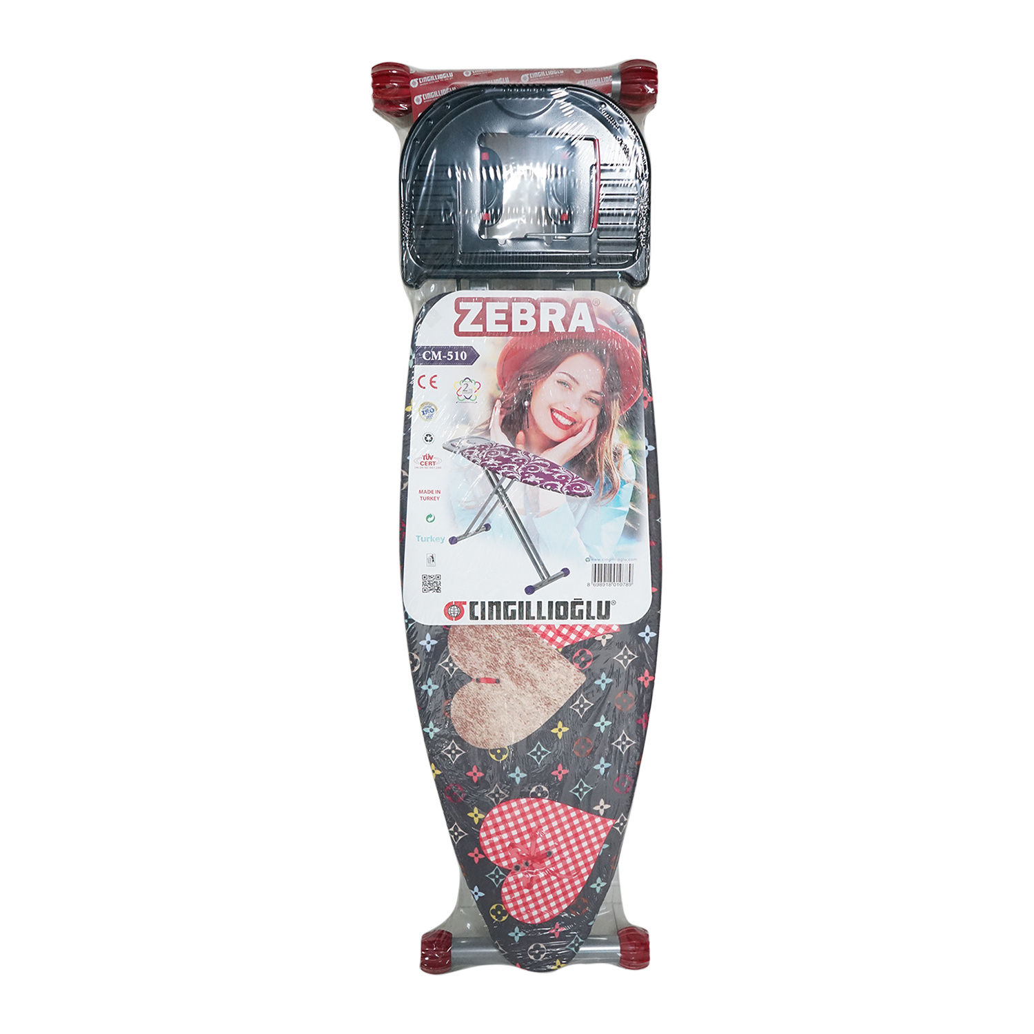 Cıngıllıoğlu Ütü Masası CM-510 Zebra