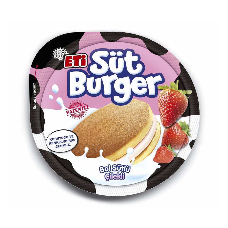 Eti Süt Burger 35 GR Çilekli