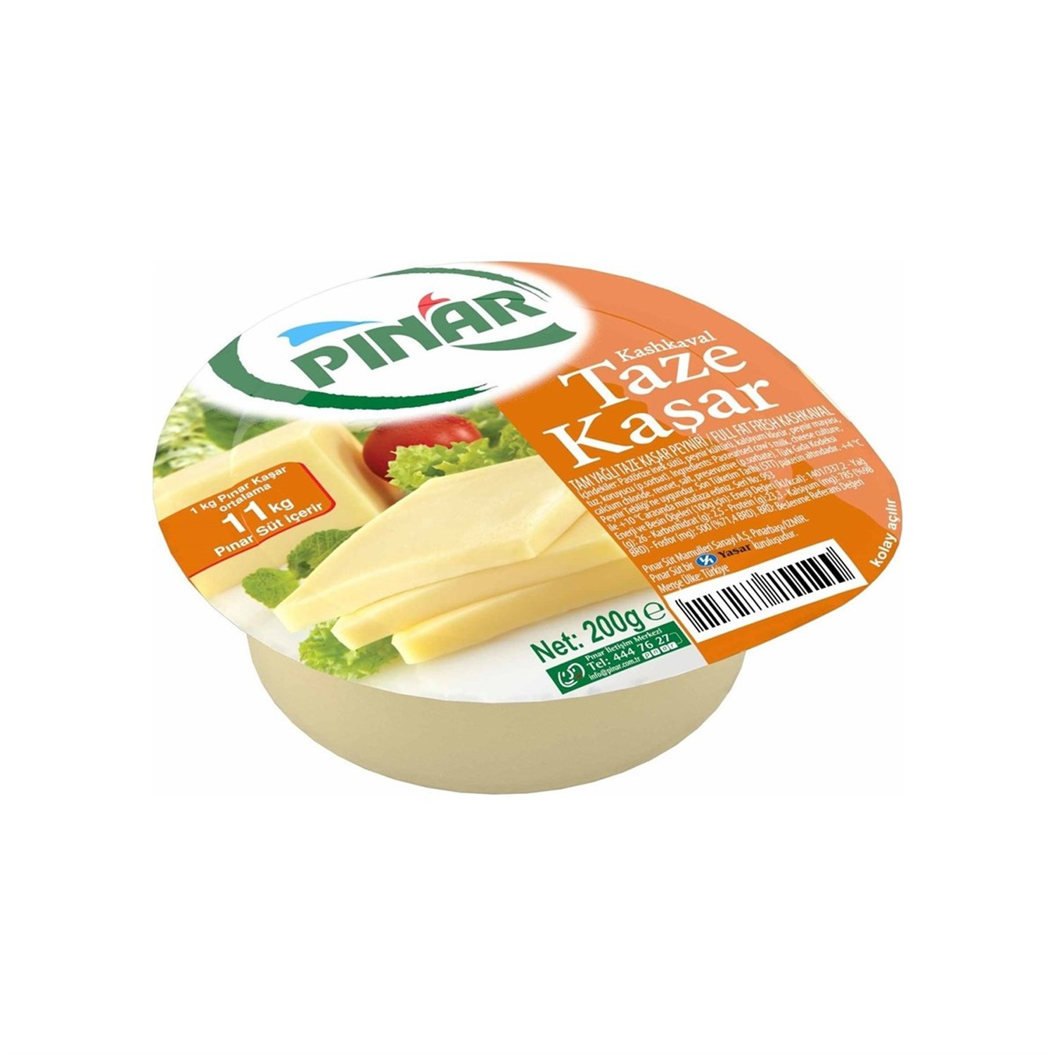 Pınar Taze Kaşar 200 GR