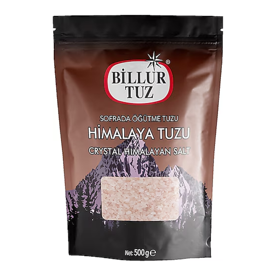 Billur Sofrada Öğütme Himalaya Tuzu Doypack 500 GR