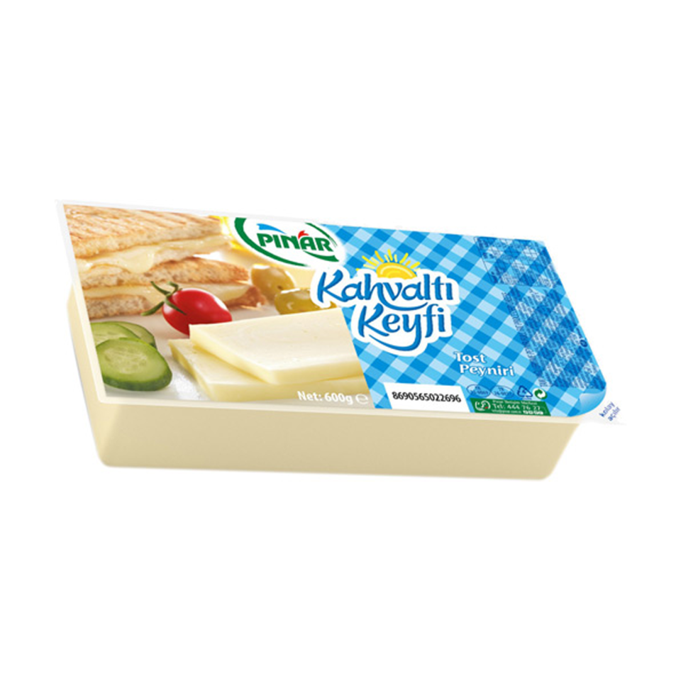 Pınar Kahvaltı Keyfi Tost Kaşar Peyniri 600GR