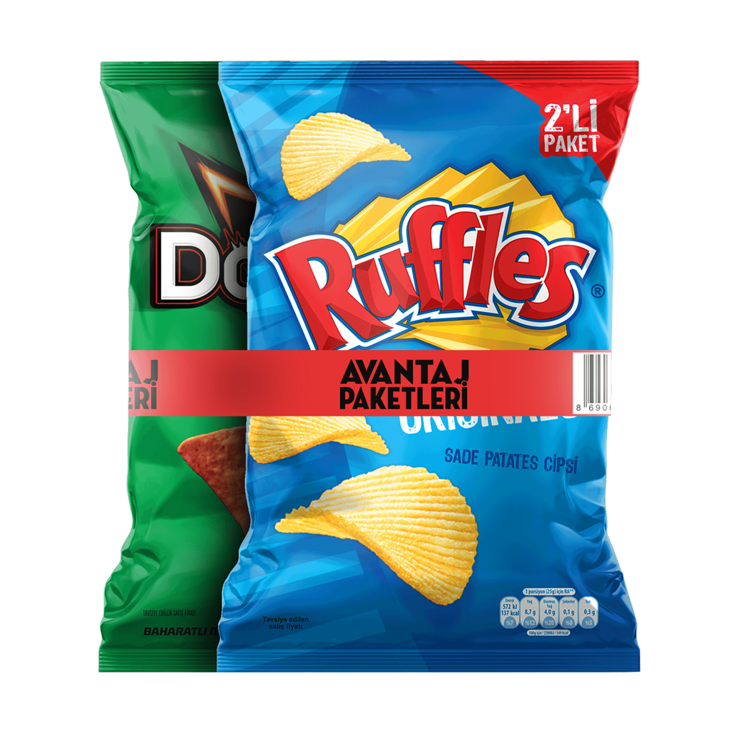 Doritos Taco & Ruffles Sade 411 GR