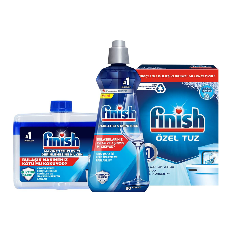Fınısh Combo Pack Temizlik Ve Bakım Seti 3 LÜ