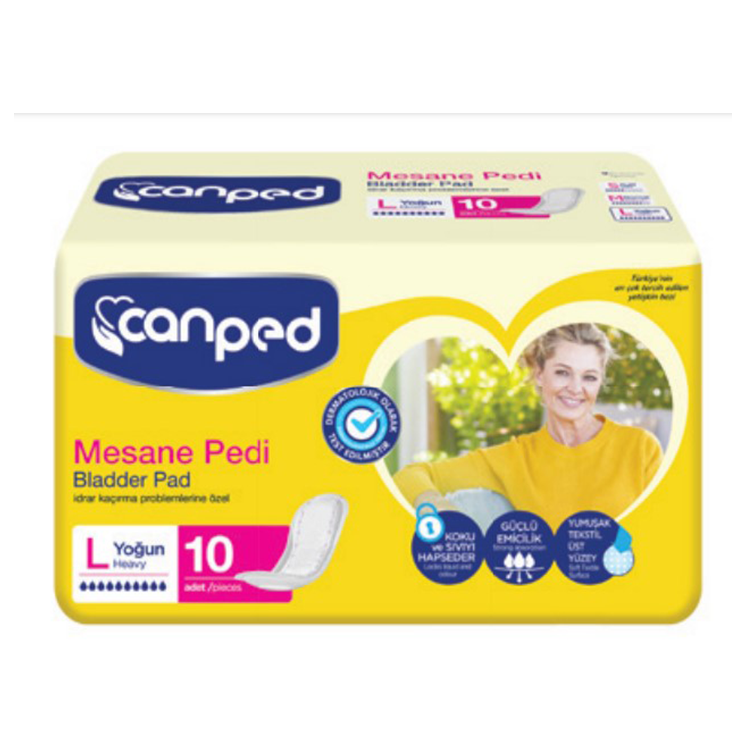 Canped Mesane Pedi Yoğun Büyük 10'LU
