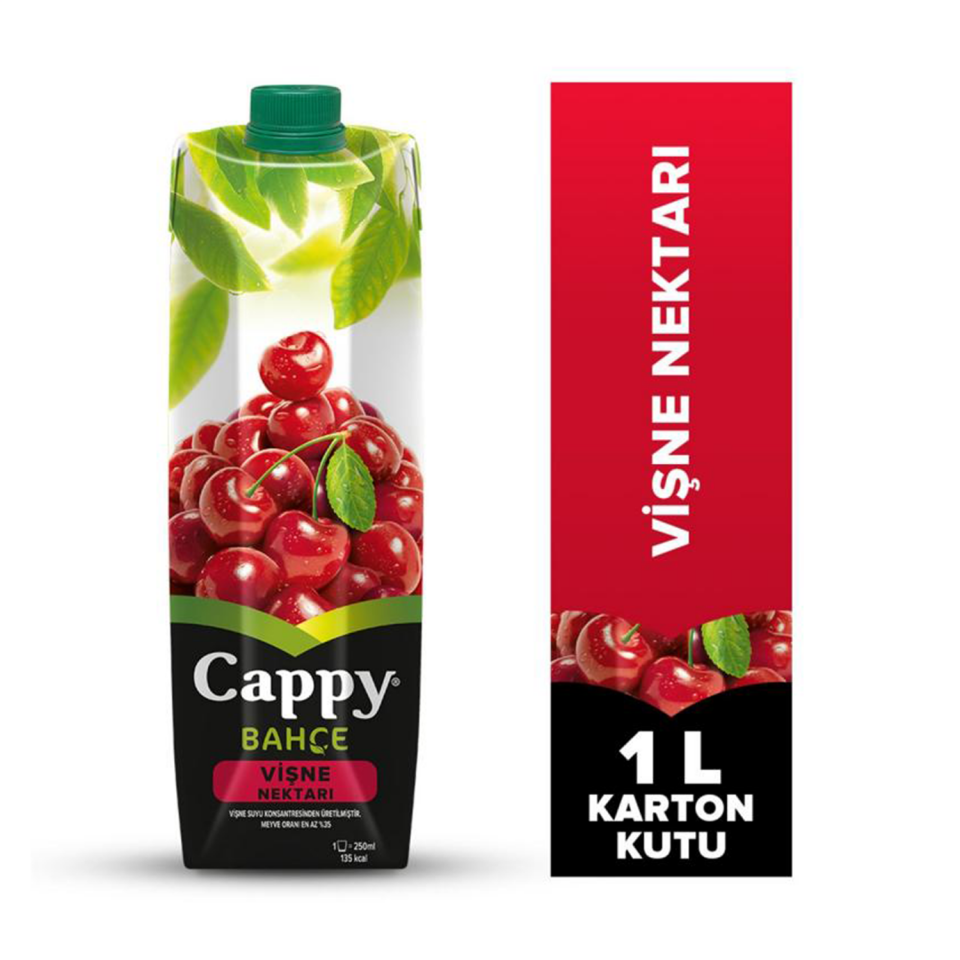 Cappy Meyve Suyu 1 LT Vişneli