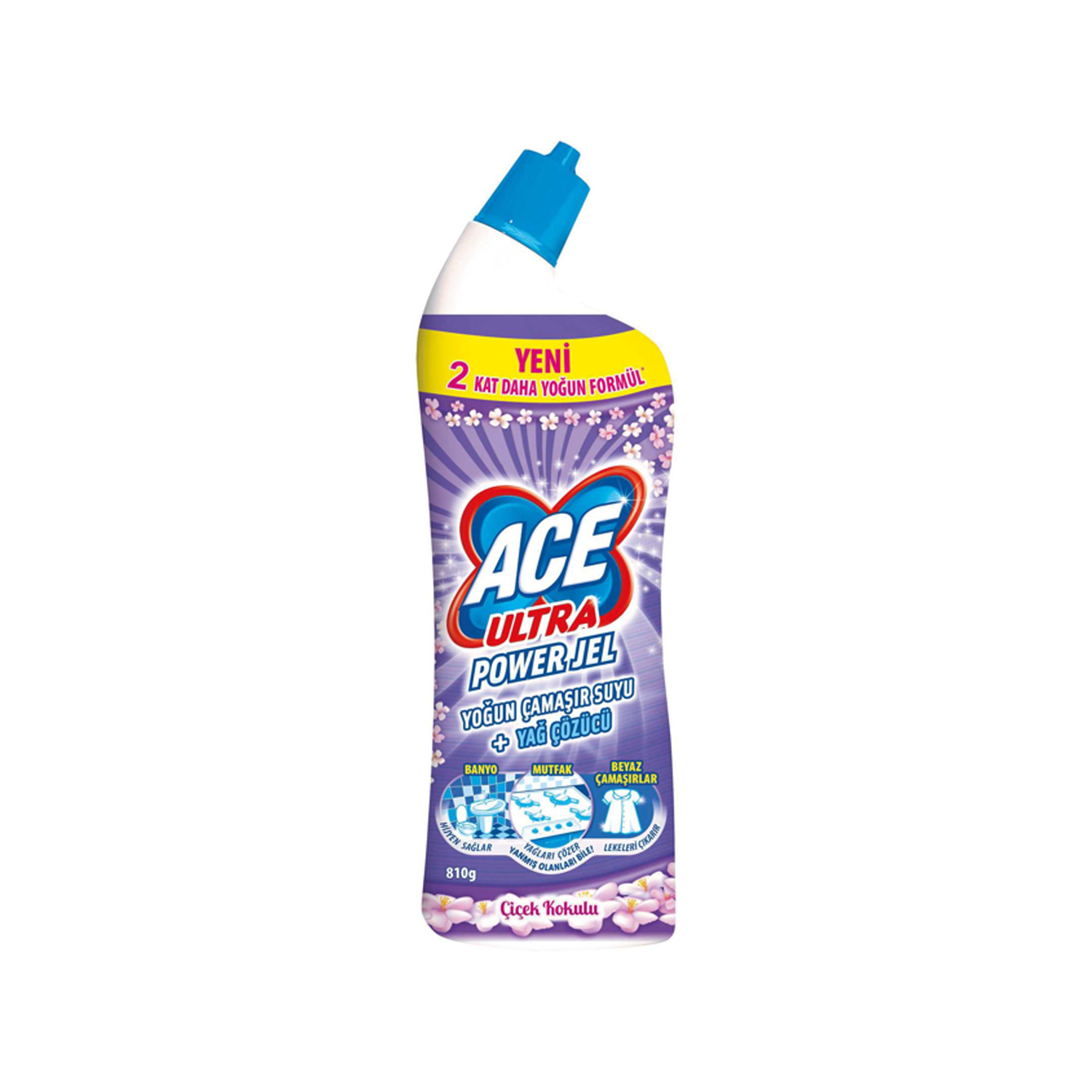 Ace Ultra Power Jel 810 ML Çiçek Kokulu