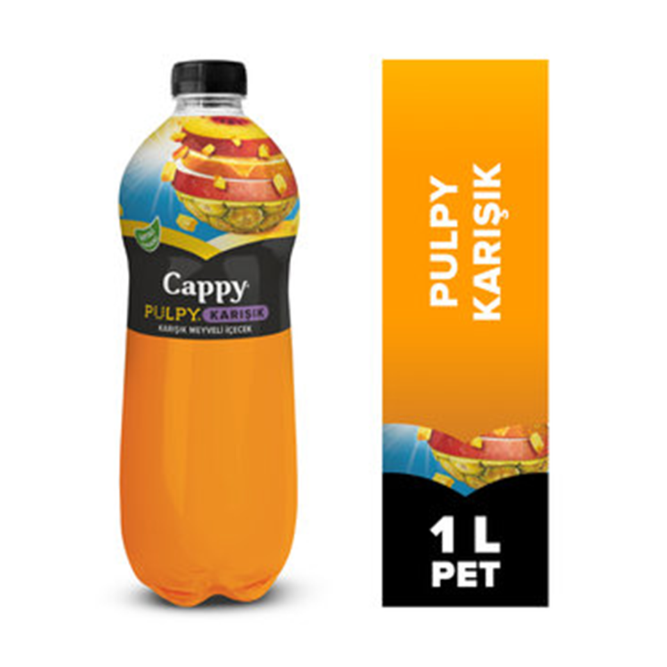 Cappy Pulpy Karışık 1 LT