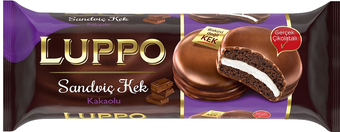 ŞÖLEN LUPPO MİNİ SANDVIC KAKAOLU KEK 55 GR
