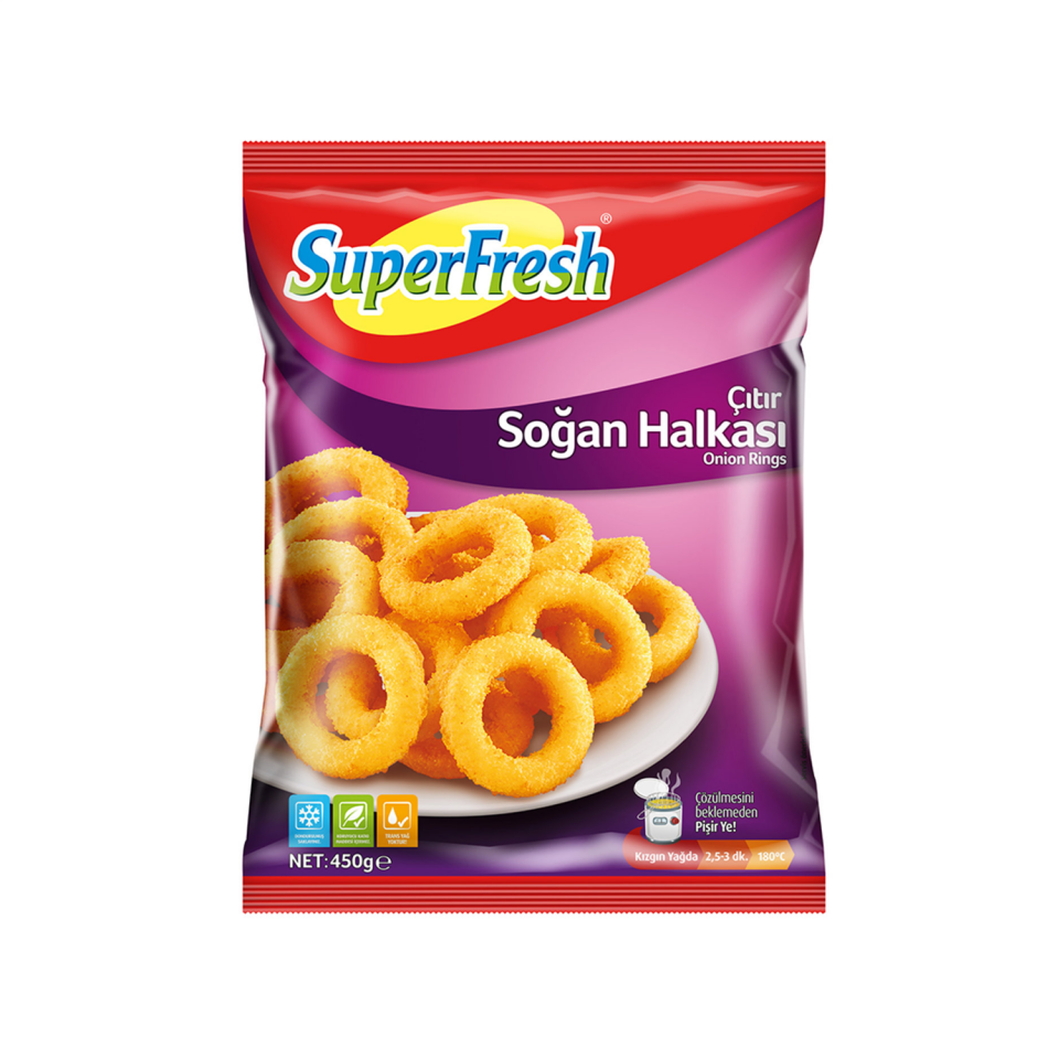 Süperfresh Soğan Halka Kroket 450 Gr