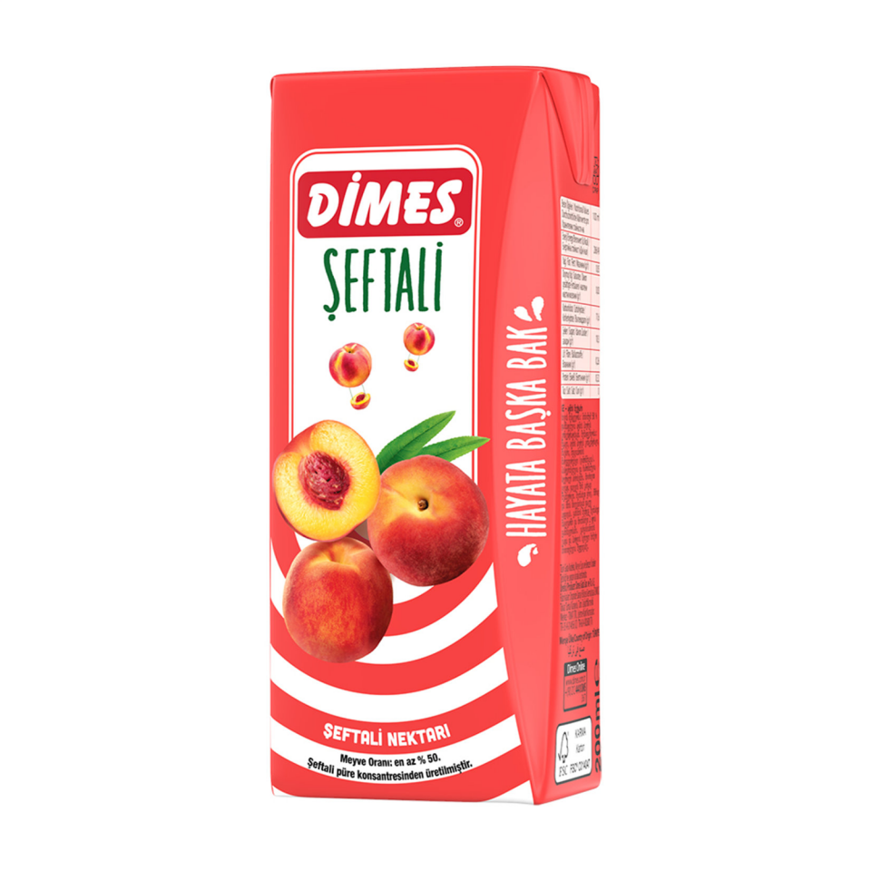 Dimes Şeftali Meyve Suyu 200 ML