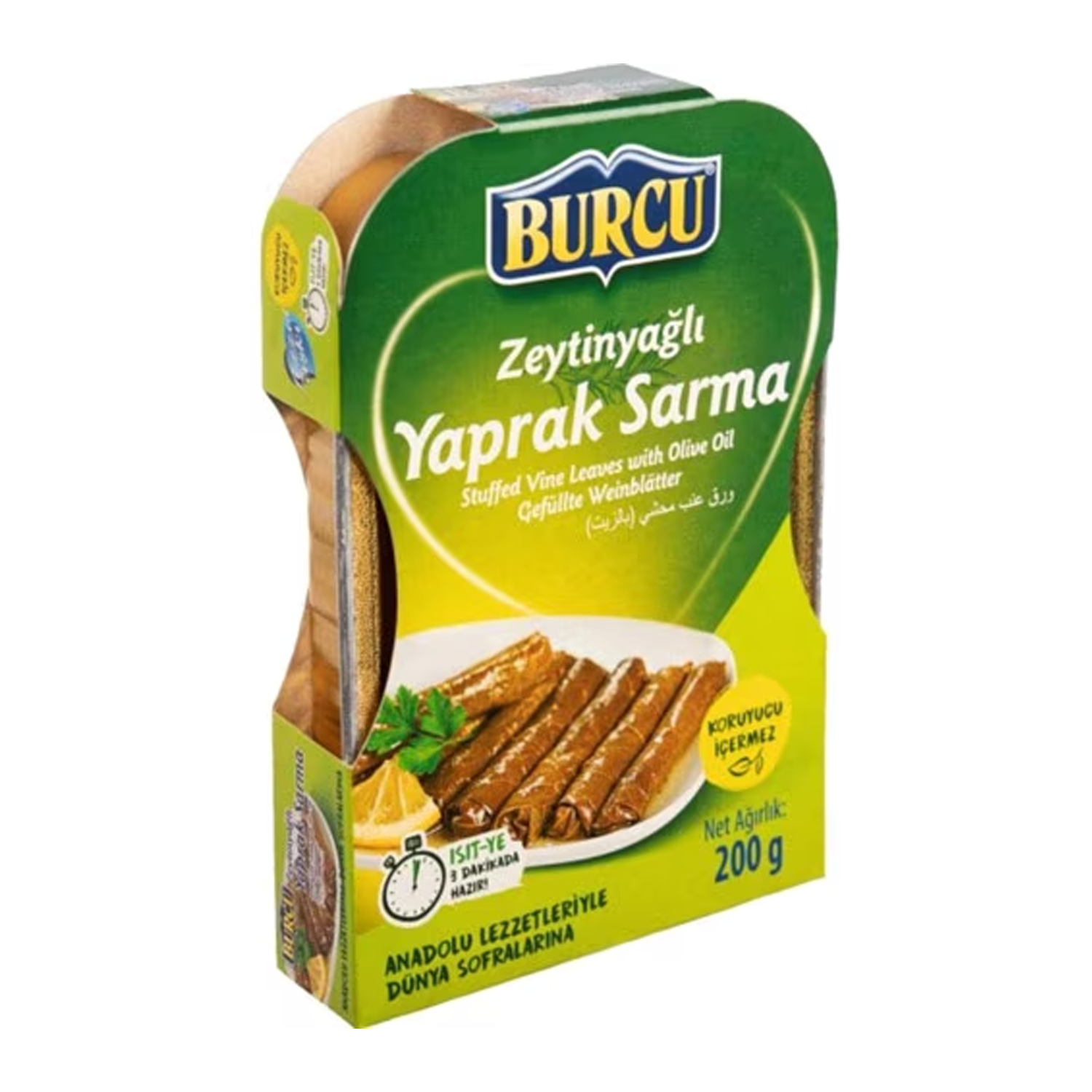 Burcu Hyp.Zeytinyağlı Yaprak Sarma 200 GR